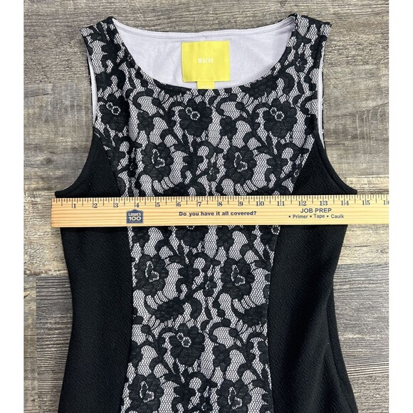 Maeve Anthropologie Sirena Dress Size Small Knit Lace Trim Swingy - Picture 13 of 15